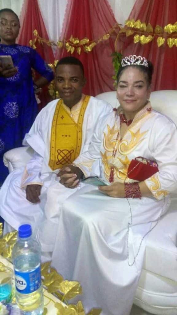 Etido Etim Inyang and his wife, Migdalia Luiz Vasquez