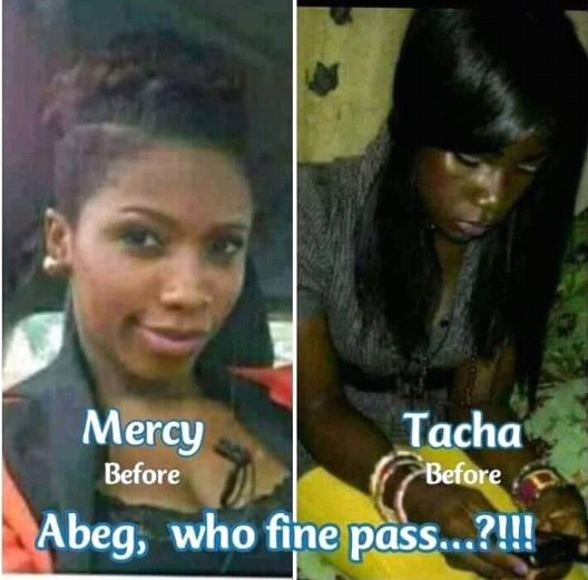 Bleaching Queens: See What Tacha And Mercy Looked Like In Throwback Photos 