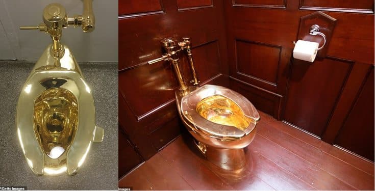 £5 million Gold Toilet Stolen From Britain's Blenheim Palace 