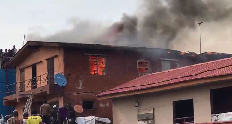Fire outbreak Mushin