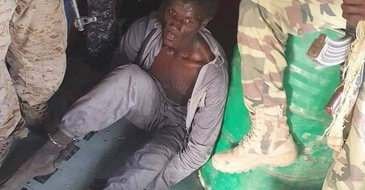Captured Boko Haram terrorist