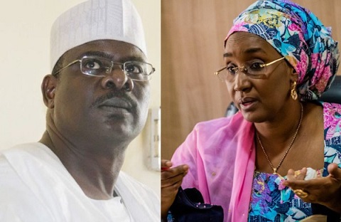 Ali Ndume and Sadiya Umar Farooq