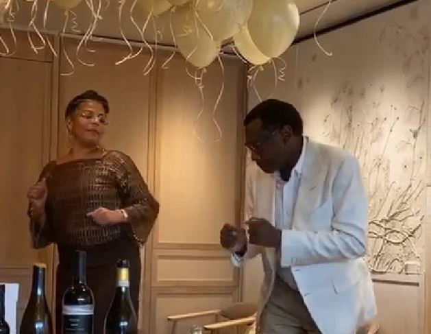 Nana and husband, Femi Otedola