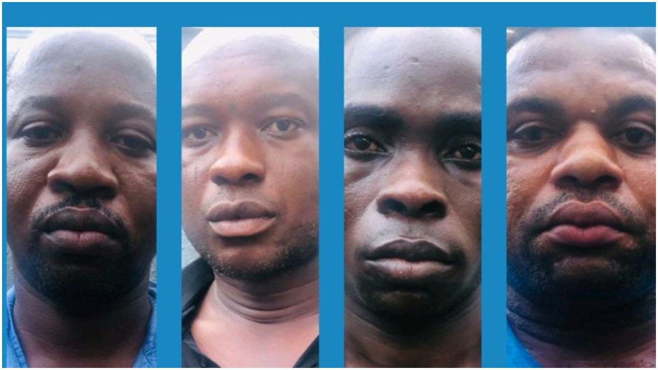The soldiers were among other robbers nabbed after attacking a bullion van
