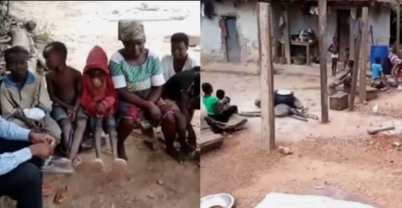 The woman and her children are begging the public for help