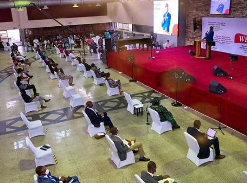 Lagos church observing service amid coronavirus pandemic