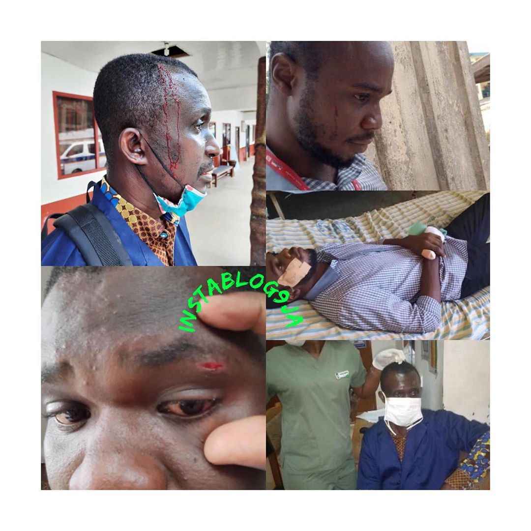 The teachers beaten by students in Ghana