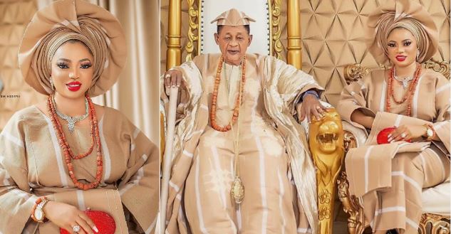 Queen Anuoluwapo Adenike and husband, Alaafin aof Oyo