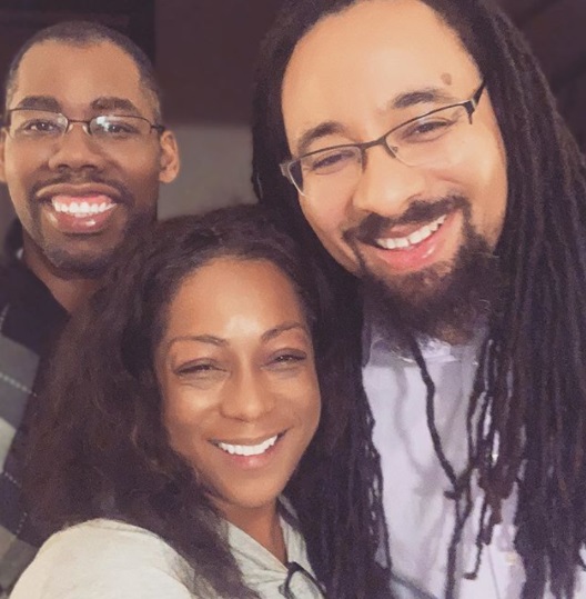 Kanya Stevens and her two husbands