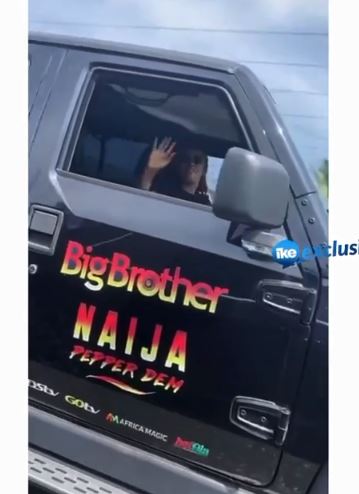 Mercy Eke cruising her Innoson SUV
