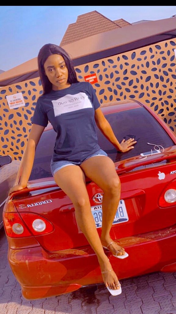 The woman shared the photo on Twitter