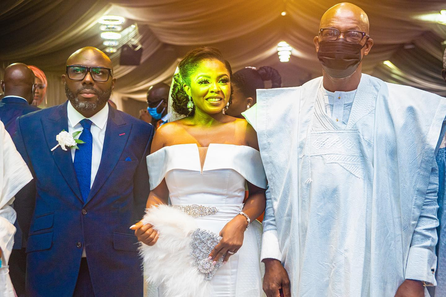 Photos From The Wedding Of Ex-President Obasanjo's Son, Seun Who Gifted His Bride A Mercedes Benz SUV