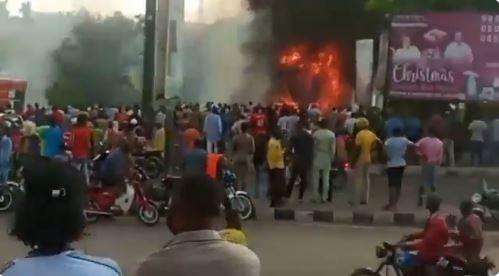 Tanker explosion