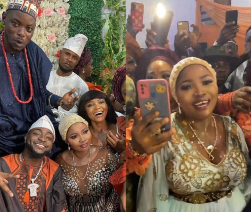 Davido attends driver's wedding