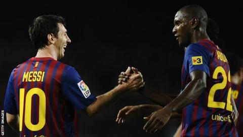 Messi and Abidal