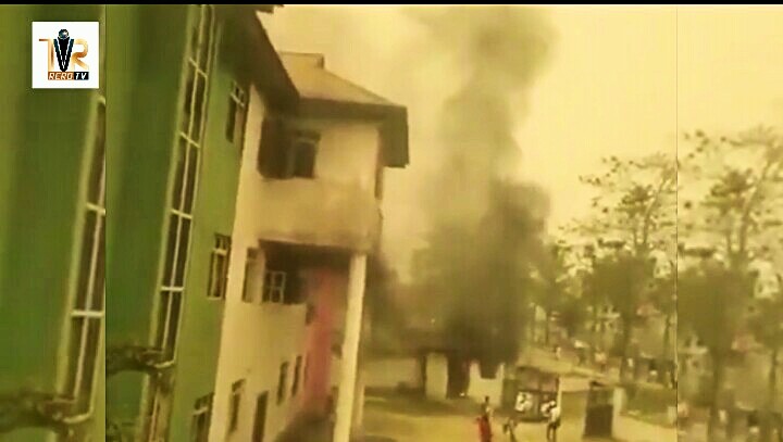 PDP secretariat on fire in Bayelsa state