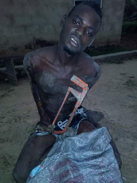 The thief caught in Bayelsa
