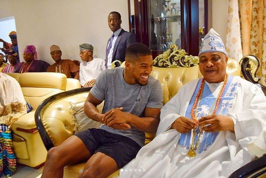 Anthony Joshua in Sagamu