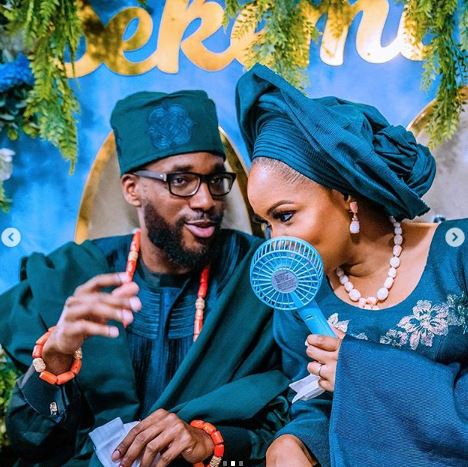 Laolu and his wife, Mrs. Sekemioluwa Osinbajo
