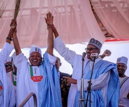President Buhari and Bagudu