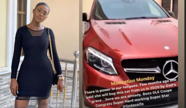 Actress Linda Osifo buys a new car