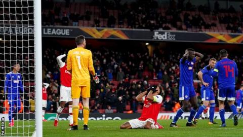 Arsenal knocked out of Europa League