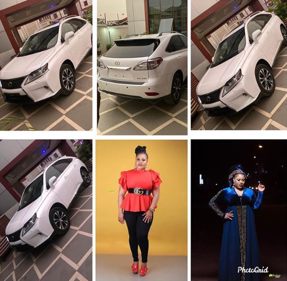 Gift Mbanaso gifts herself a brand new Lexus car