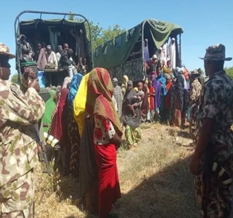 Army rescues victtims held hostage by Boko Haram