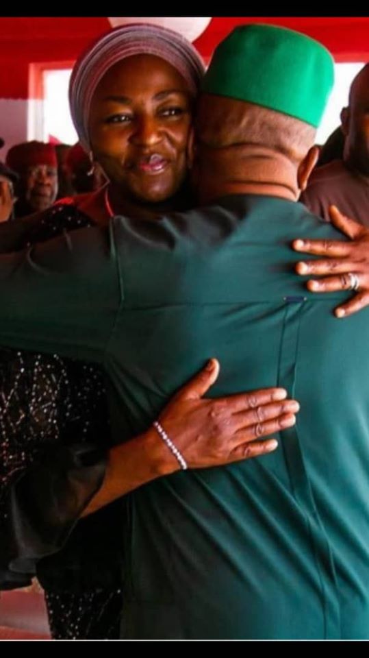 Ebere Ihedioha consoles husband following Supreme Court's verdict