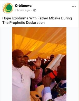 Father Mbaka and Hope Uzodinma