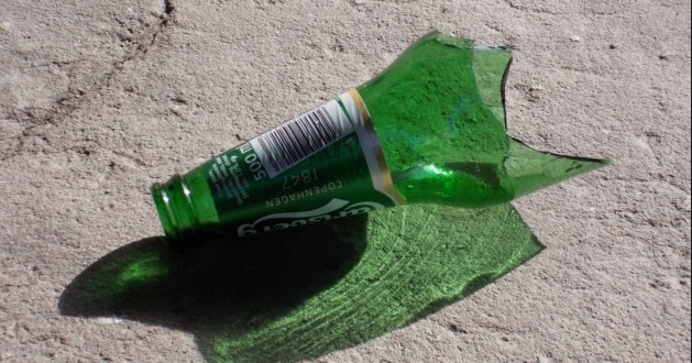 Broken bottle