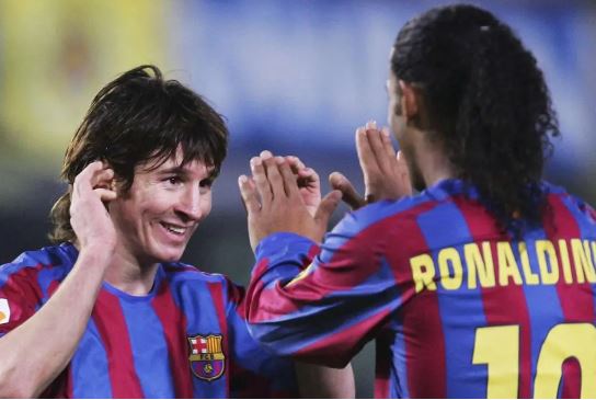 Lionel Messi, Ronaldinho