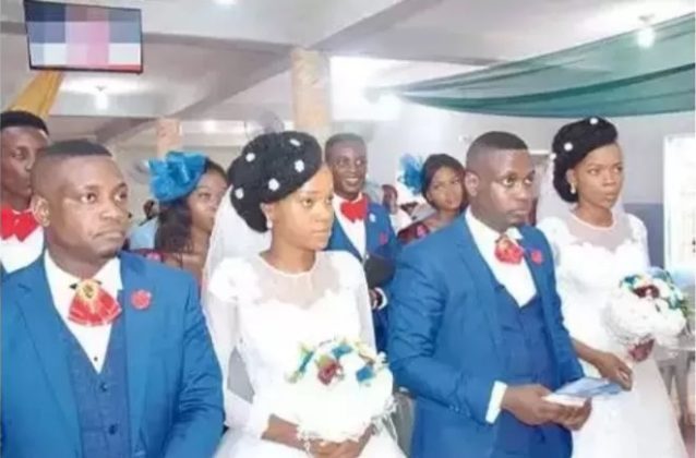 Twin sisters wed twin brothers in Lagos