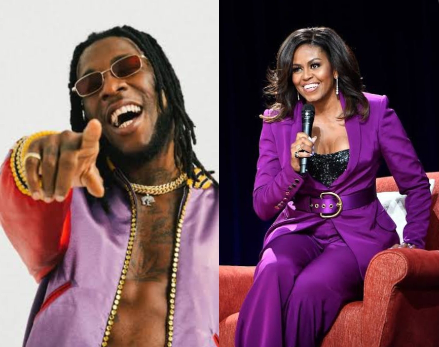 Burna Boy and Michelle Obama