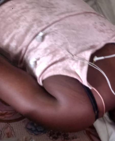 A dead woman