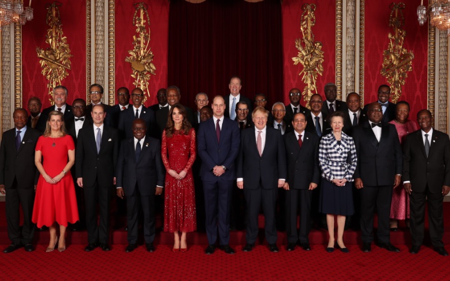 The royal family hosted a group of African leaders