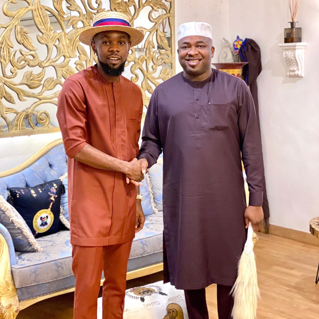 Patoranking and Oba Elegushi of Ikate Kingdom