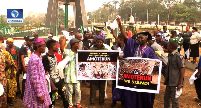 Amotekun rally in South-West