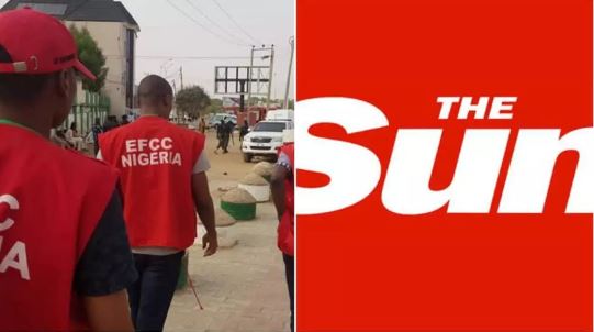 EFCC, The Sun