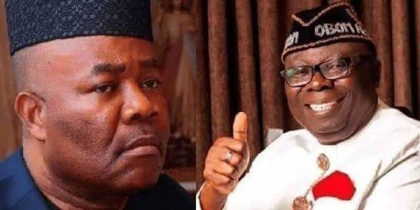 Senator Godswill Akpabio and Christopher Ekpeyong