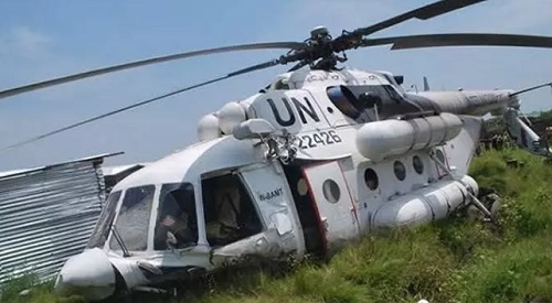 UN helicopter