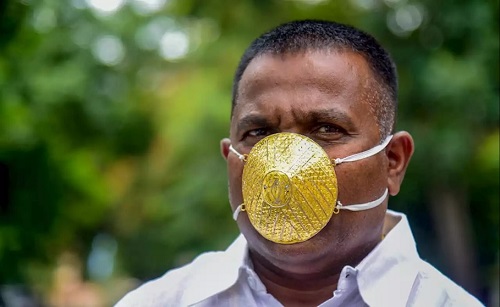 Gold mask