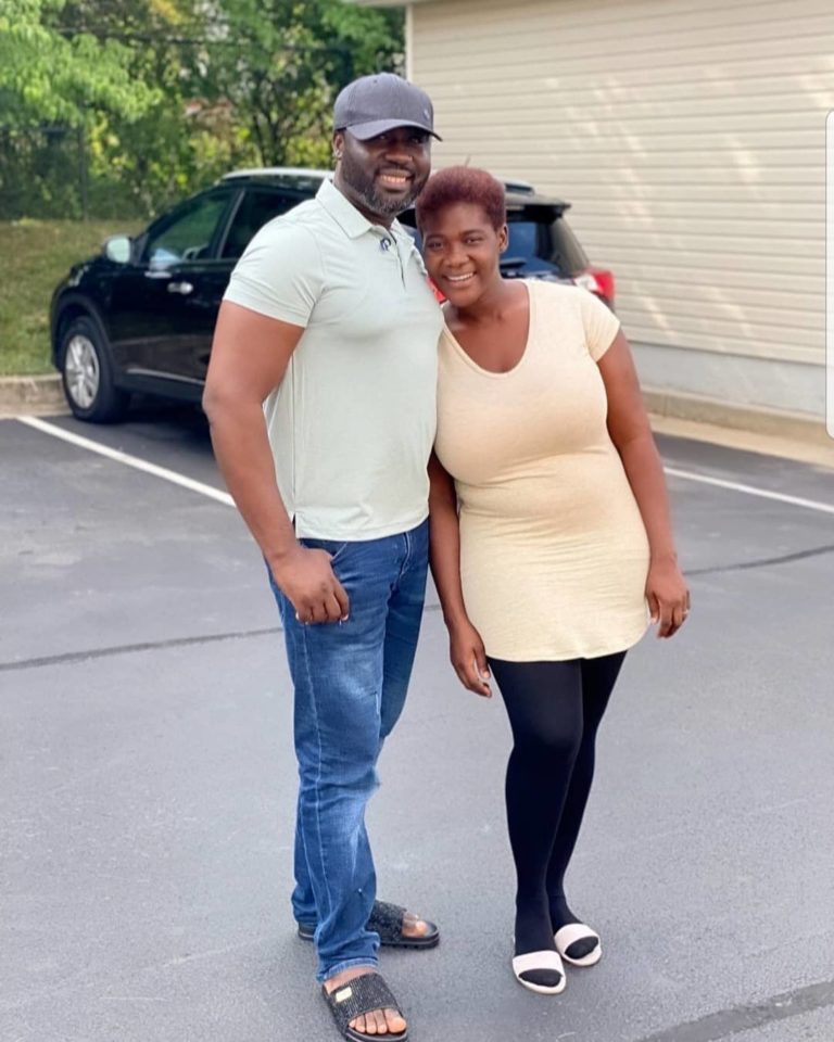 Prince Okojie and wife, Mercy Johnson