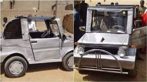 Muhammad Mustapha constructed the car himself