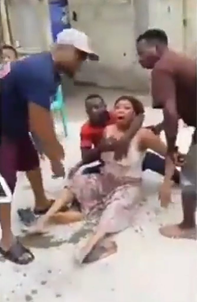 Woman beaten to stupor by the husband