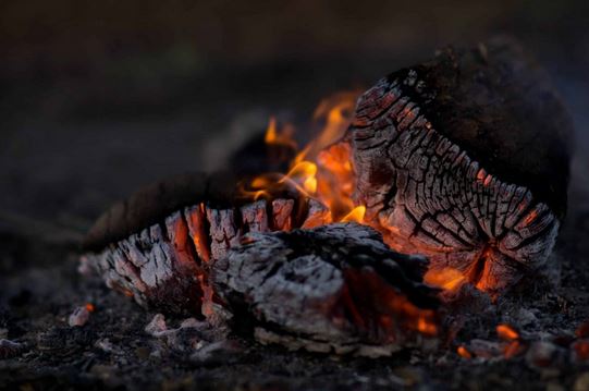 charcoal fumes