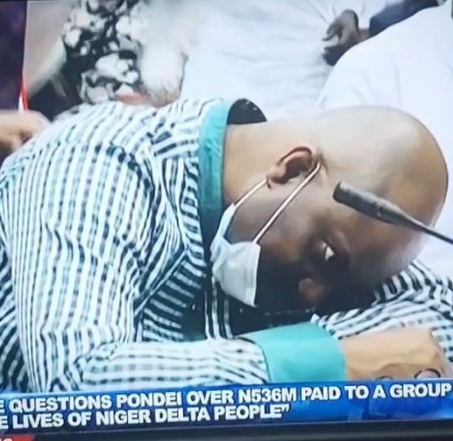 Pondei faints while being questioned