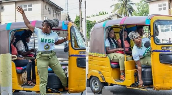 Uwaoma Susan Joseph bought the keke napep for her personal business