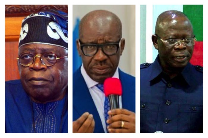 Tinubu, Obaseki and Oshiomhole