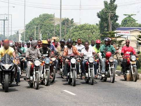 motorcycle protesters